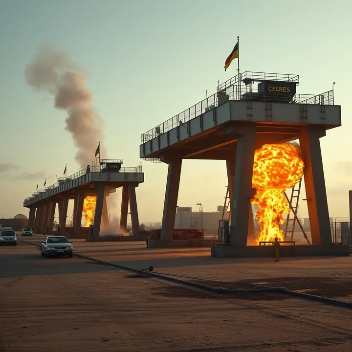 Russian Oil Terminal Bombed by Ukraine Hours After US-Russia Diesel Deal