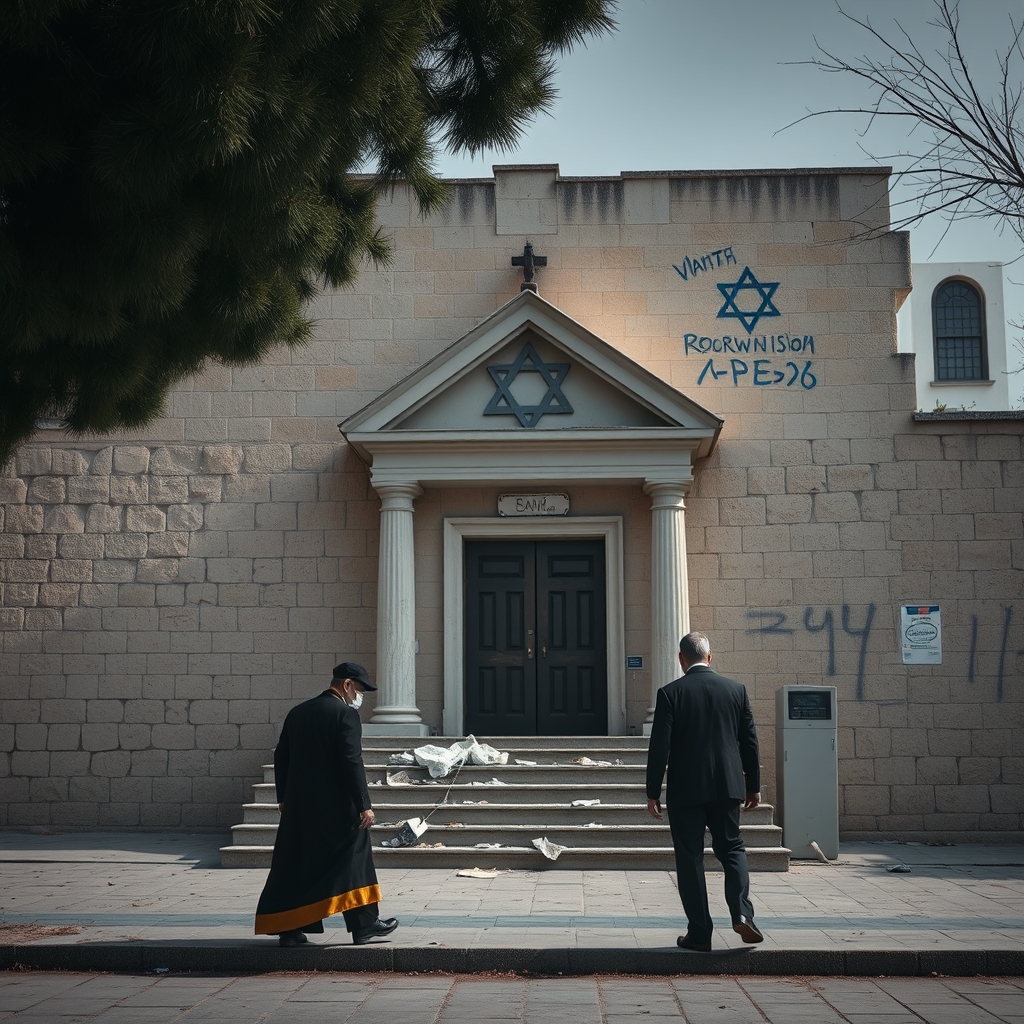 Jerusalem Synagogue Vandalized on Yom Kippur