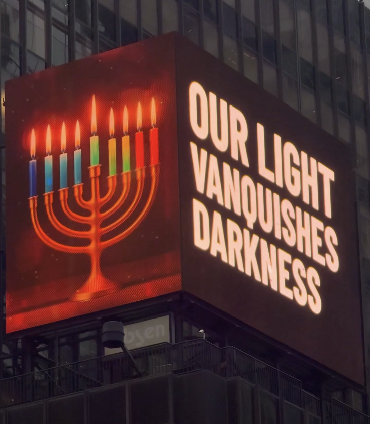 Israel Completely Abandons the Lord God Through Blatant Mockery of Hanukkah Display in Times Square