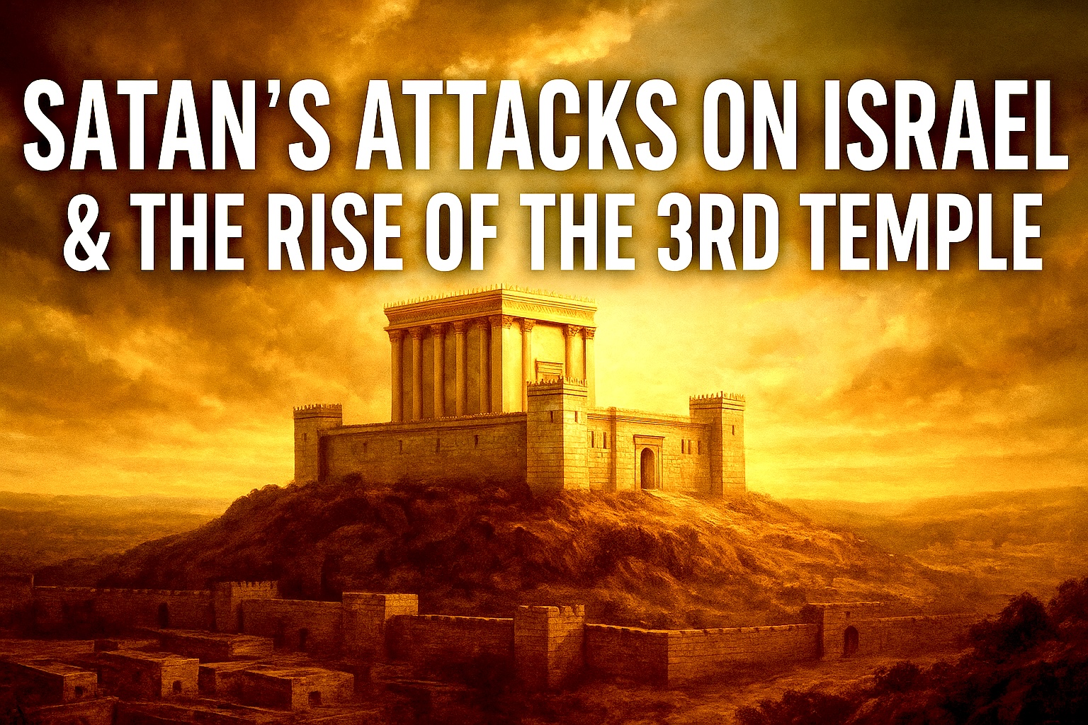 SATAN'S ATTACKS ON ISRAEL & THE RISE OF THE 3RD TEMPLE