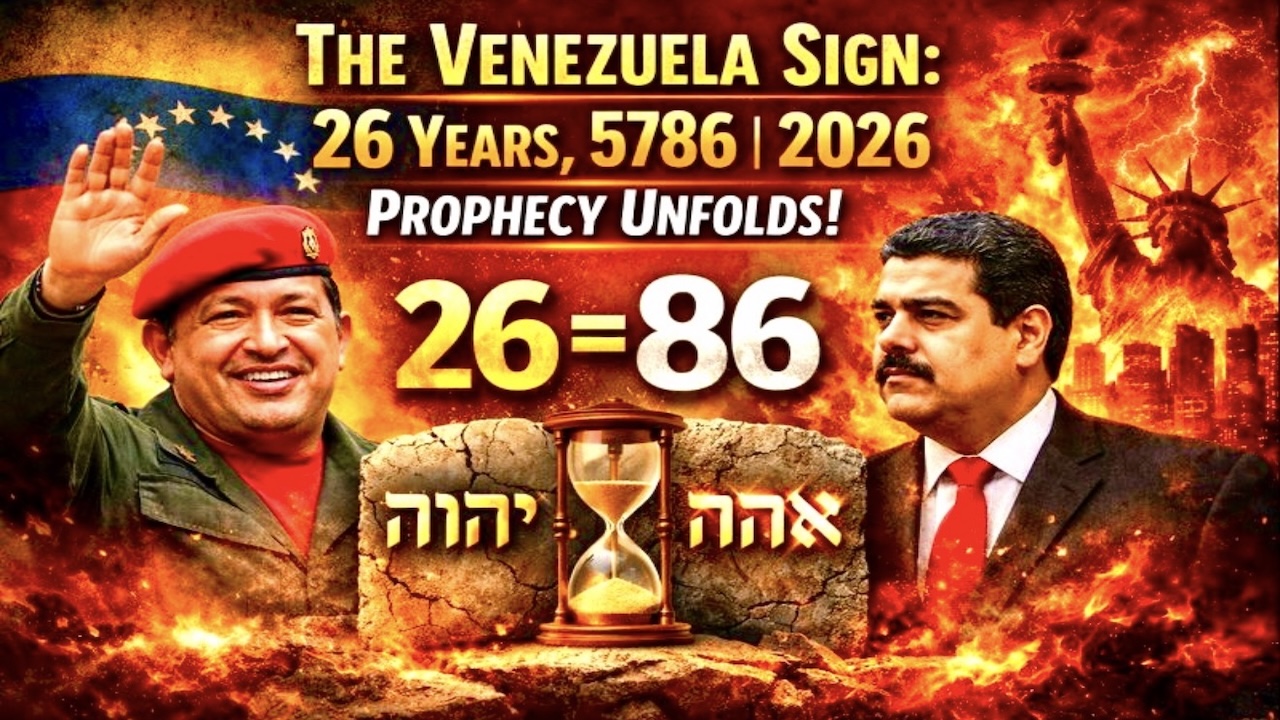The Venezuela Sign: 26 Years, 5786|2026 Prophecy Unfolds!