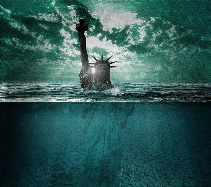 Vision of NYC underwater